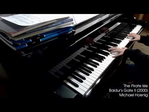 Baldur's Gate II - The Pirate Isle (piano cover)