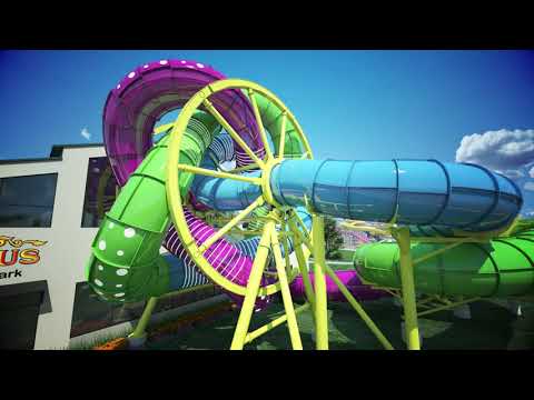 Mt. Olympus Water & Theme Park │Medusa's Slidewheel │ NOW OPEN