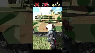 Indian Bikes Driving 💥All vehicles 🆚Army Tank Blast Challenge #popular#shortsfee#gaming#ytshorts#gta