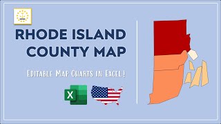 Rhode Island County Map in Excel - Counties List and Population Map