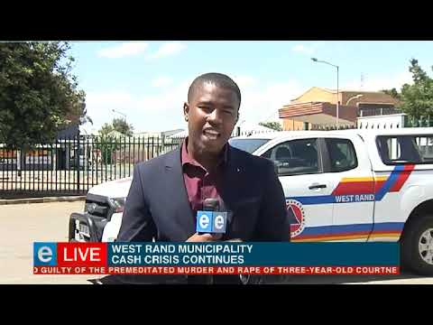 West Rand municipality cash crisis continues