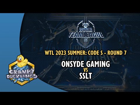Onsyde Gaming vs SSLT - World Team League 2023 Summer: Code S | StarCraft 2 Tournament