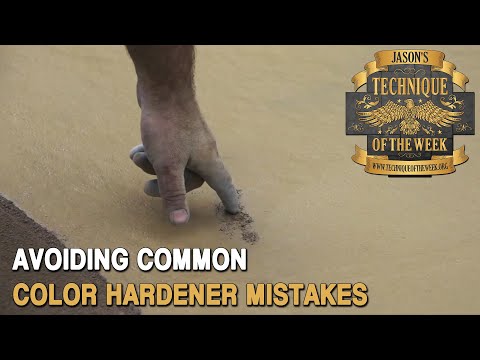 Common Color Hardener Mistakes