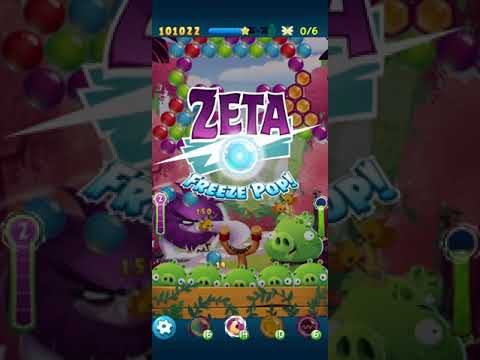 Angry Birds Pop Hard Level 804 using Daily Guest Star Zeta