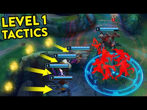 CRAZIEST LEVEL 1 MOMENTS IN LEAGUE OF LEGENDS #5