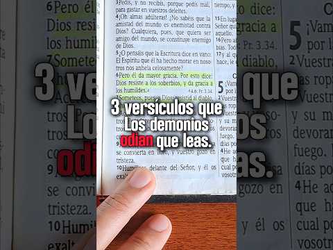 3 VERSES that DEMONS HATE you to read. #verseoftheday #bible #oceans