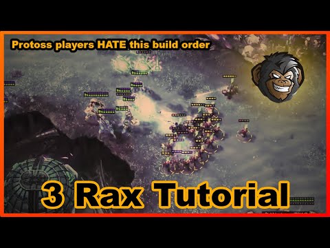 Very Powerful 3 Rax Attack | Terran Build Order Guide (2021)