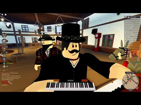Playing Wet Hands from Minecraft on piano (Roblox)