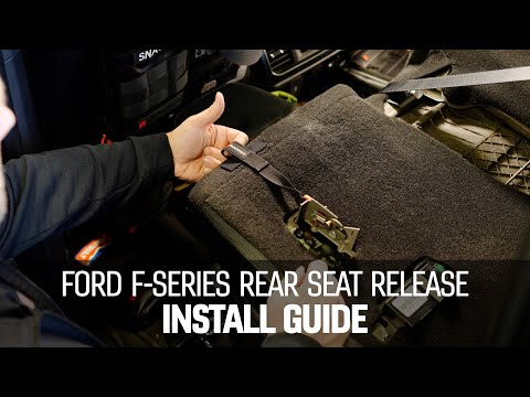 BuiltRight Ford F-Series Rear Seat Release Install + How-To Guide