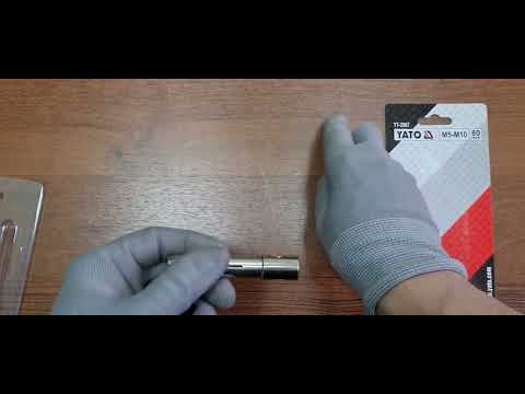 Вороток для метчиков T-образный YATO M5-M10, длина 80 мм (YT-2987) Вороток для метчиков T-образный YATO M5-M10, длина 80 мм (YT-2987)