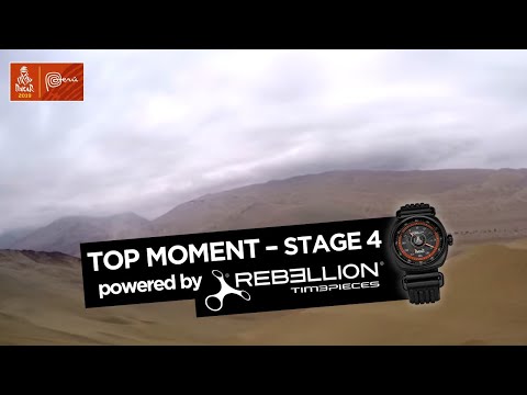 Top Moment by Rebellion - Stage 4 - Sara Garcia lifts her bike - Dakar 2019