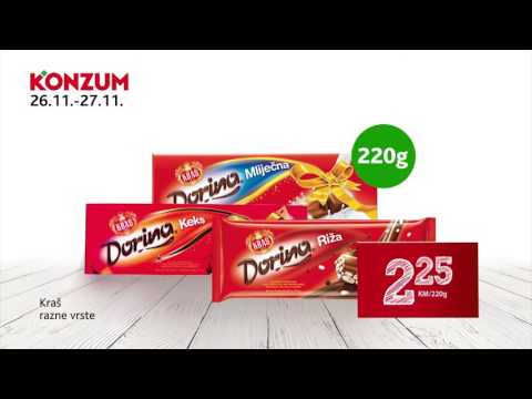 Konzumova Vikend akcija je spremna! 26.11.-27.11.2016.