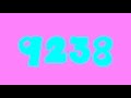 Colorful Numbers 1 To 10000 100 Fonts