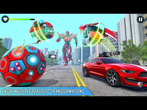 Iron Ball Robot Car Transform Flying Car Robot Game 2021 #2   Android Game play