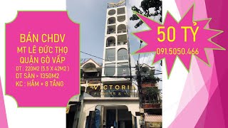 BÁN BUILDING CHDV MT LÊ ĐỨC THỌ   - QUẬN GÒ VẤP