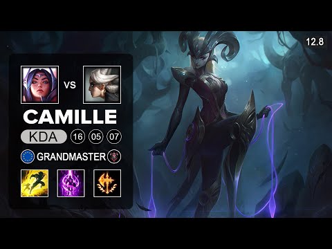 Camille vs Irelia Top - EUW Grandmaster - Patch 12.8 Season 12