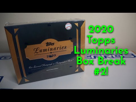 2020 Topps Luminaries Box Break #2! Nice one!