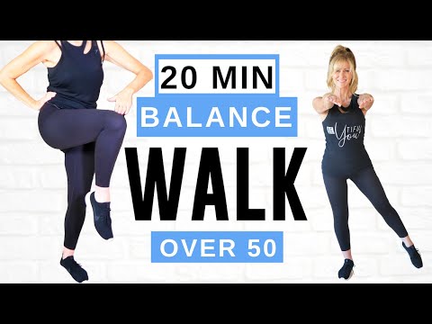 20-minute Low Impact Indoor Walking Workout for Balance Improvement