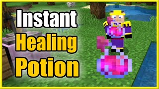 How to Make Healing Potion in Minecraft Instant Health! (Best Tutorial!)