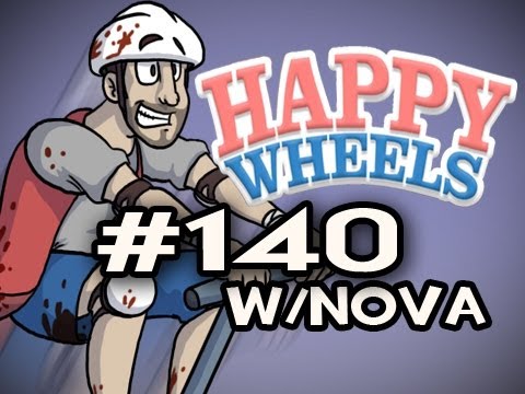Happy Wheels w/Nova Ep.140 - THE LITTLE BOY! & RAN DOWN BY GIANT BALL