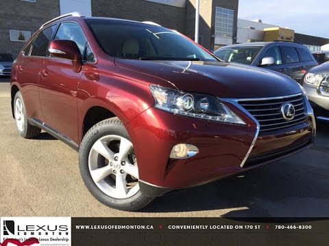 Lexus Certified Pre Owned Red 2014 RX 350 AWD Premium Package Review | Camrose Alberta