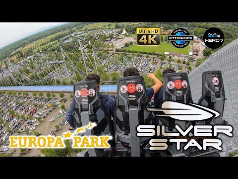 2019 Europa Park Silver Star Back Seat On Ride Ultra HD 4K POV GoPro 7 Hypersmooth