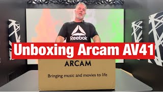 Video thumbnail for Arcam av41 unboxing and overview. 16 channel processor 9.2.6 by My Home Theater