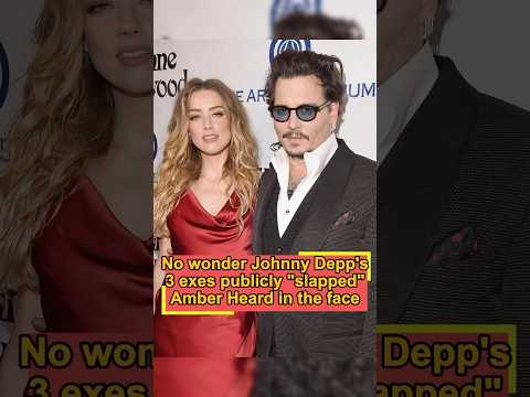 No wonder Johnny Depp's three exes publicly "slapped" Amber Heard in the face. Just look at how