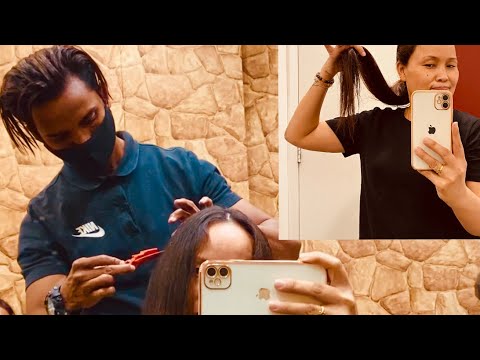 Cut My Long Hair Short Finally after 3 years #Lettinggo