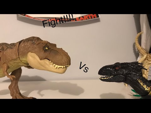 T. rex Vs indraptor