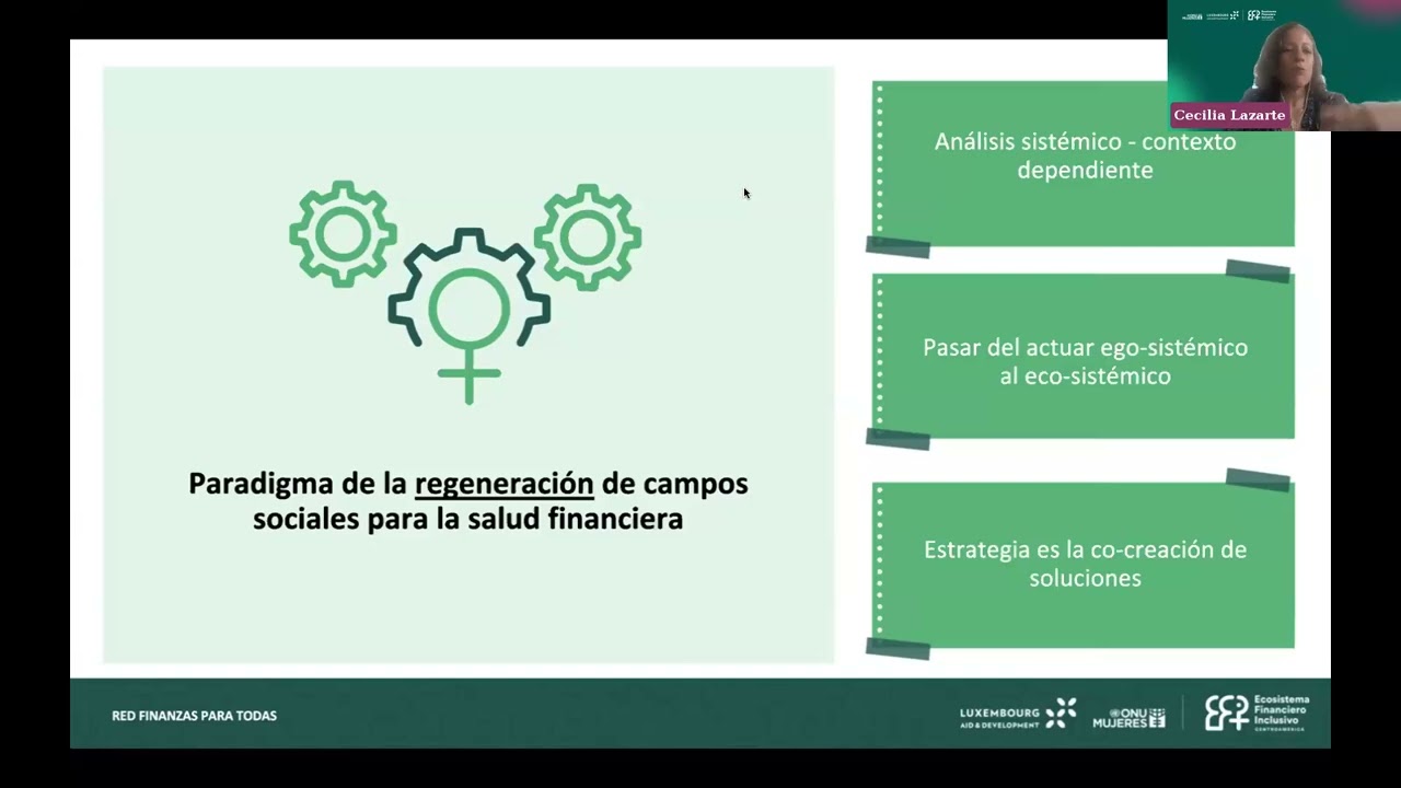 Webinar III — Inteligencia de género en la provisión de productos y servicios financieros