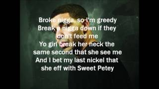 Drake Ft Nickelus F - Number 15 (Lyrics on screen) (Full Song)