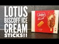 Lotus Biscoff Ice Cream Sticks Review