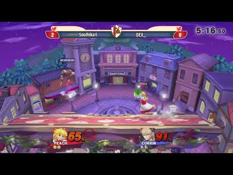 Salty Day 3-II - Soulhikari (Peach) vs DEX_ (Ganondorf, Corrin) - Losers Quarterfinals