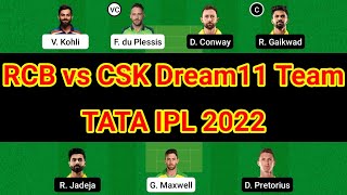 BLR vs CSK Dream11 Prediction. RCB vs CSK Dream11 Prediction. RCB vs CSK. Bangalore vs Chennai.