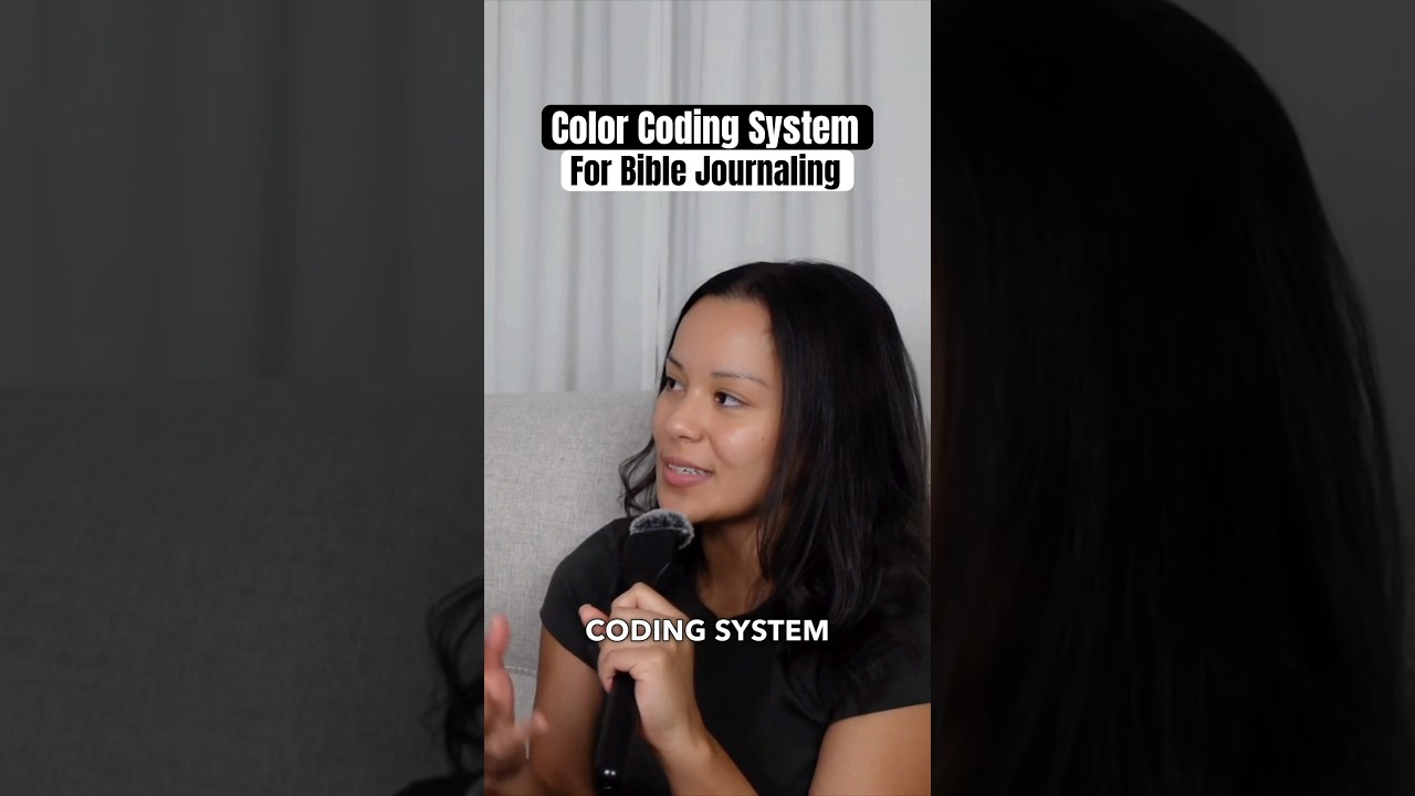 Color Coding System for Bible Journaling ✨#shorts #biblejournaling #colorcoding