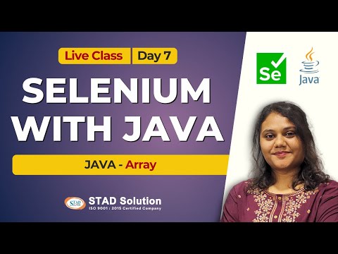 Selenium With Java Live Class Day 7 Java Array Stad Solution