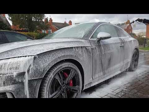 Auto Finesse Lavish ceramic snow foam used to quickly add a layer of protection to this Audi A5