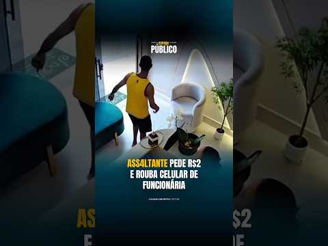Ass4ltante pede R$2 e r*uba celular de funcionária, em Minas Gerais.