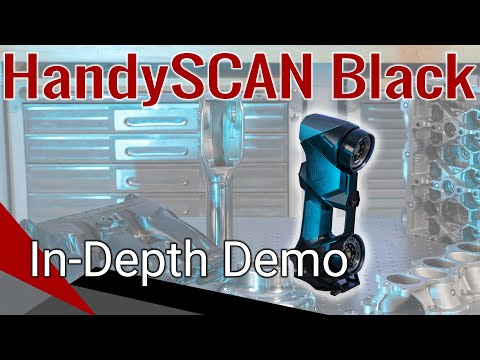 Creaform HandySCAN Black Detailed Demonstration