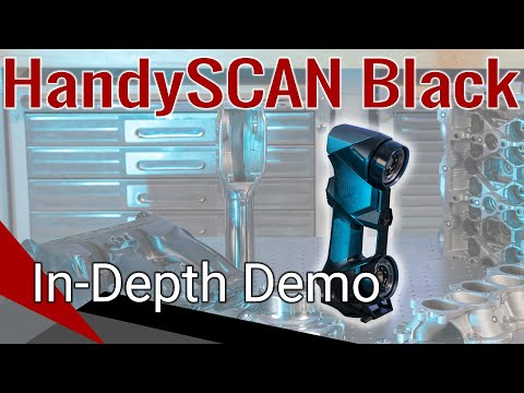Creaform handyscan black handheld 3d scanner