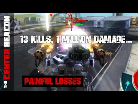 War Robots | 13 Kills, 1 Million Damage Loss!
