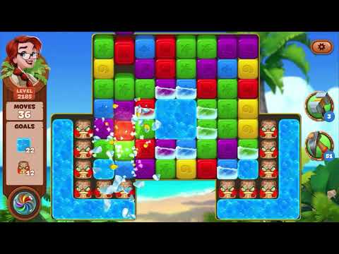 Lost Island Blast Adventure Level 2185 NO BOOSTERS - A S GAMING ✔️