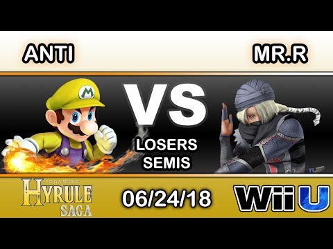 Hyrule Saga - IMT.RZR | ANTi (Mario) Vs. BC | Mr.R (Sheik) Losers Semis - Smash 4