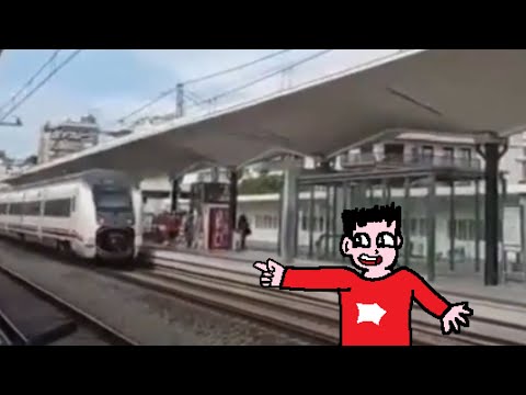 Renfe Mediadistancia saliendo de la estación de Girona | Serie ferrocarriles #2