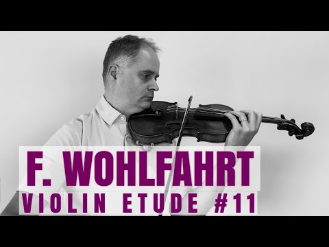 Franz Wohlfahrt Op.45 Violin Etude no. 11 from Book 1 by @Violinexplorer