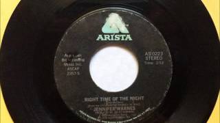 Right Time Of The Night , Jennifer Warnes , 1976 Vinyl 45RPM