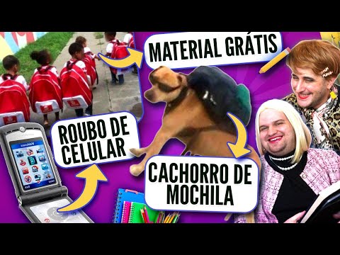 Coisas que só acontecem em ESCOLAS BRASILEIRAS