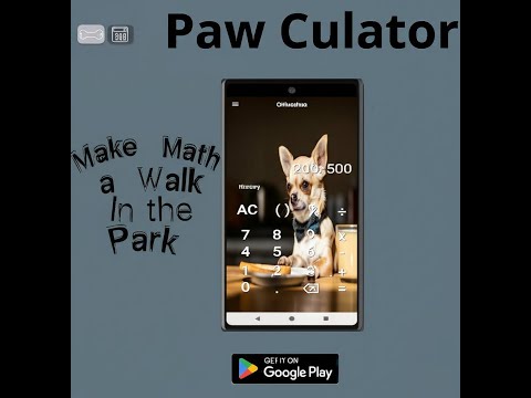 Paw Calculator - Dog Themed