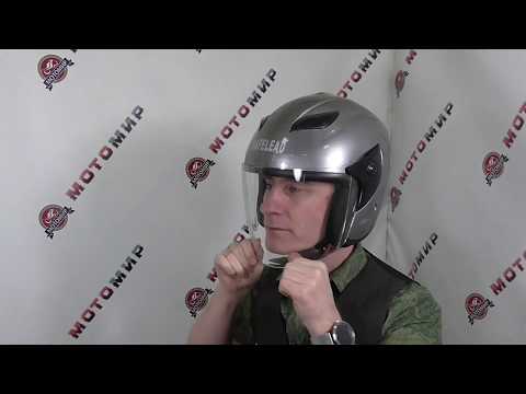 Шлем открытый "Safelead" LX-255В "колобки" Honda Grey